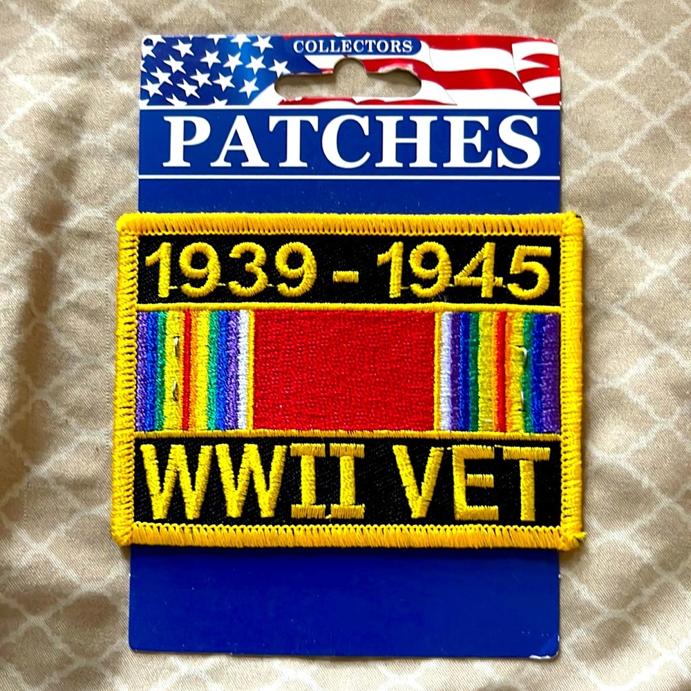 WWII VET 1939-1945 embroidered patch